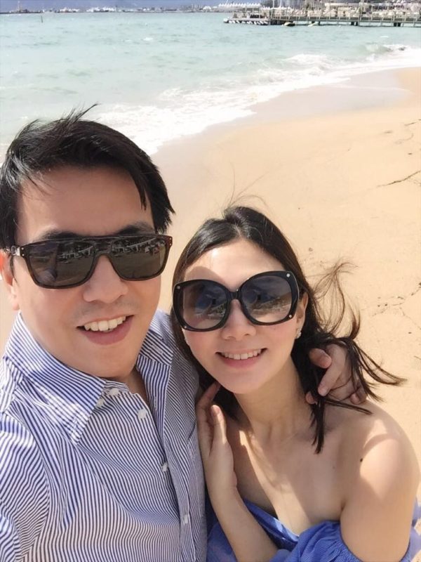 Kai with her husband, Bryan Chan Lim