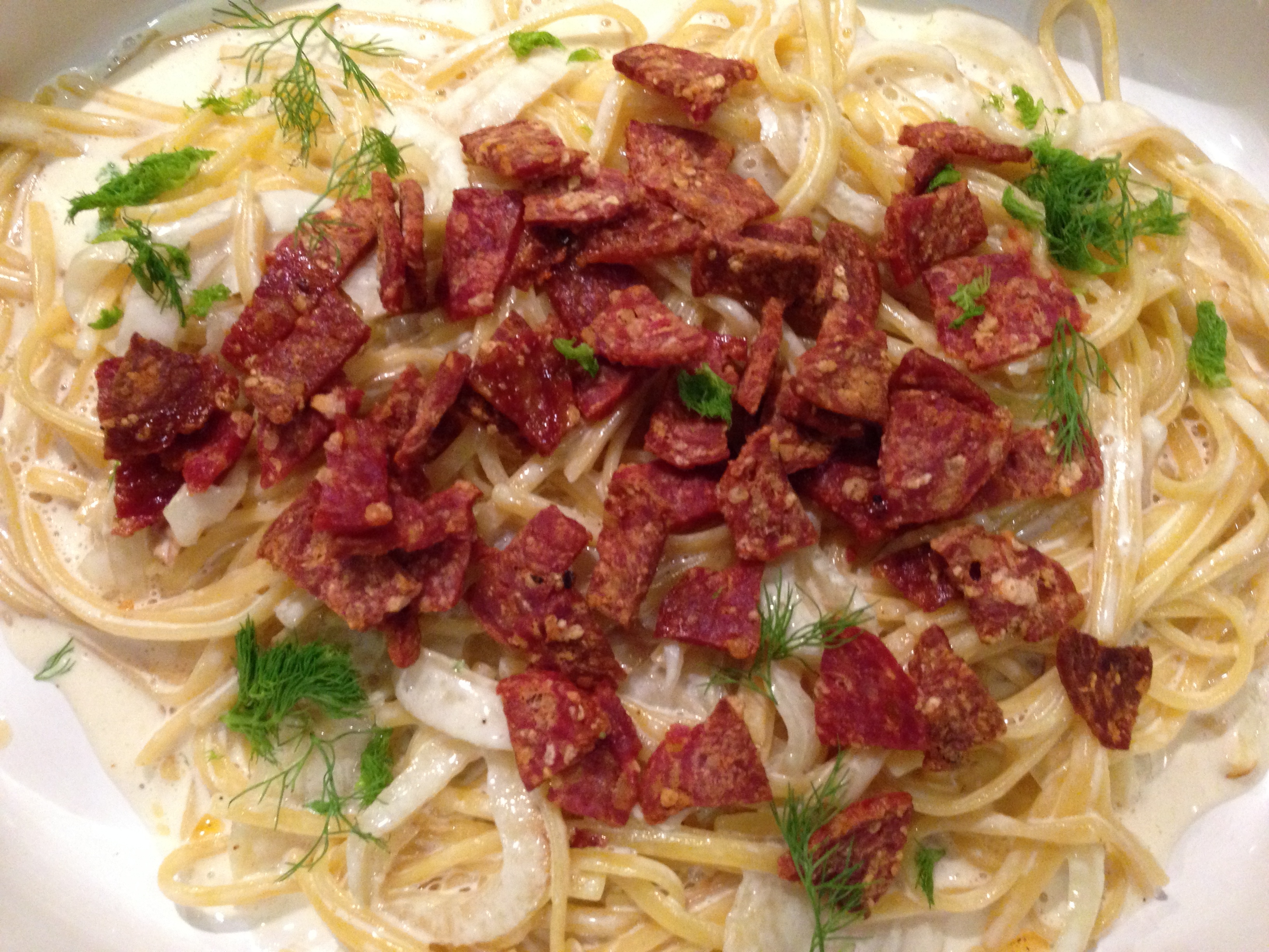 Fennel & Salami Picante Pasta