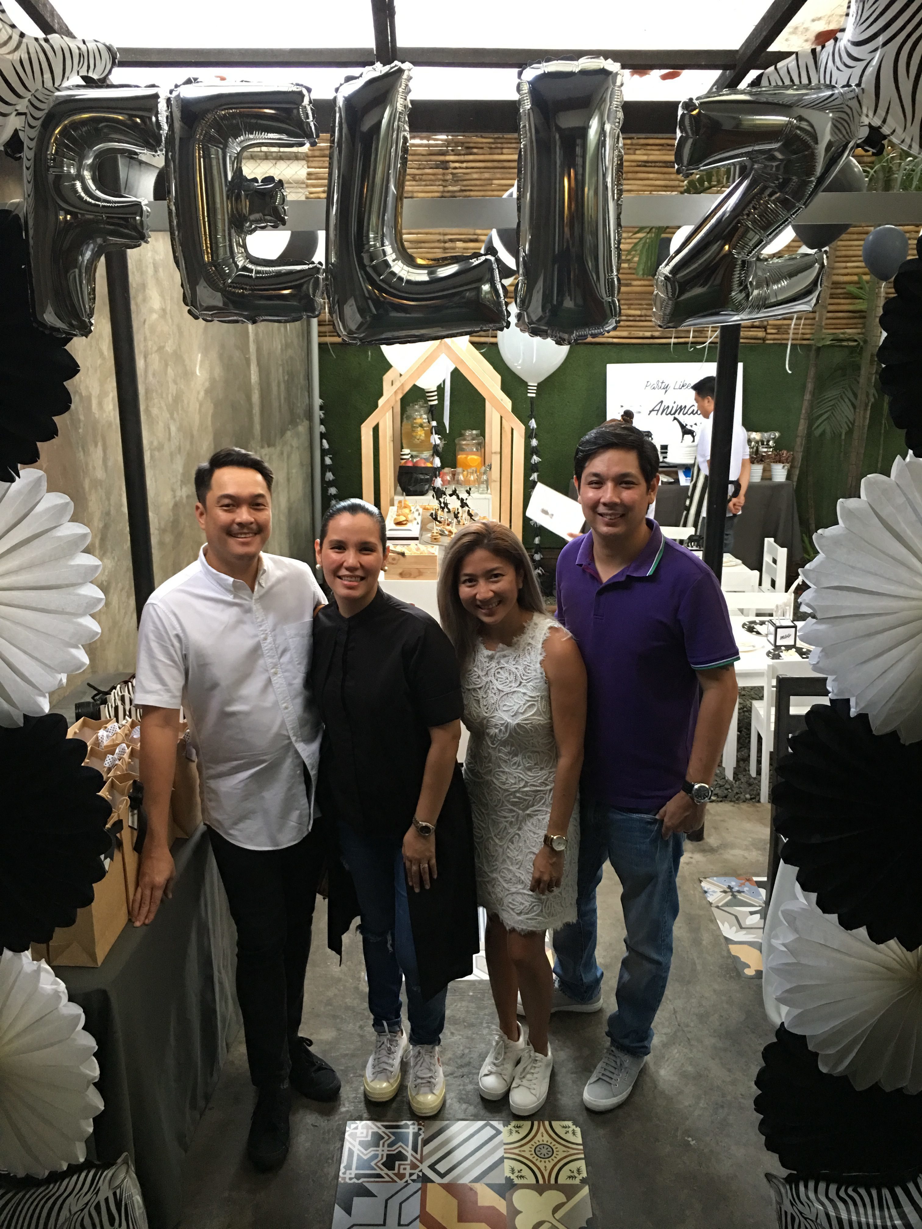 FELIZ owners (l-r), jean paul cheung, patricia l. cheung, christine and paulo locsinThere's an adorable new concept in the food industry and uniquely its own!  