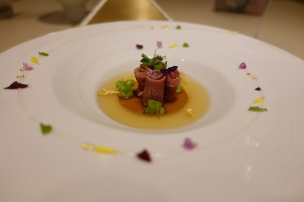ode to soya sauce: tuna with steam fish soya sauce and scallion oil