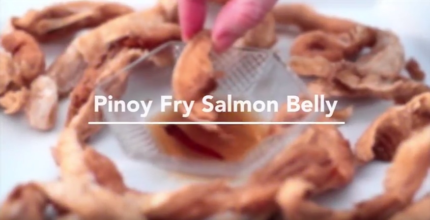 Pinoy Fry Salmon Belly