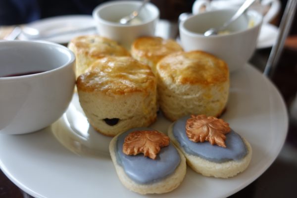 scones done to perfection with some shortbread sugar cookies