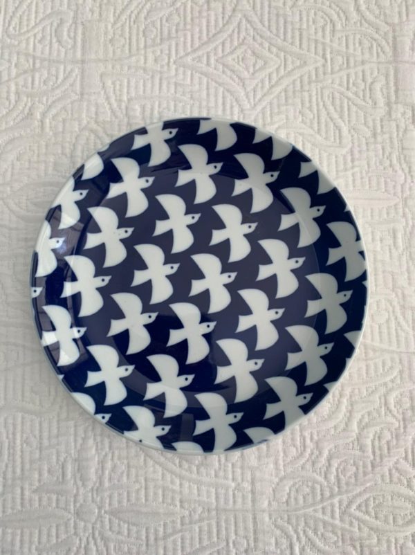 Japanese Cocktail Plate in Bird